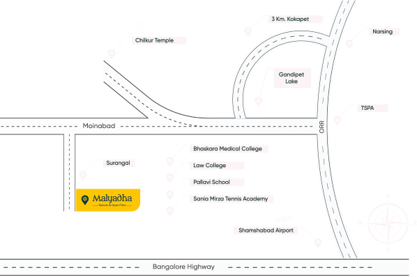 HMDA approved plots in kothur